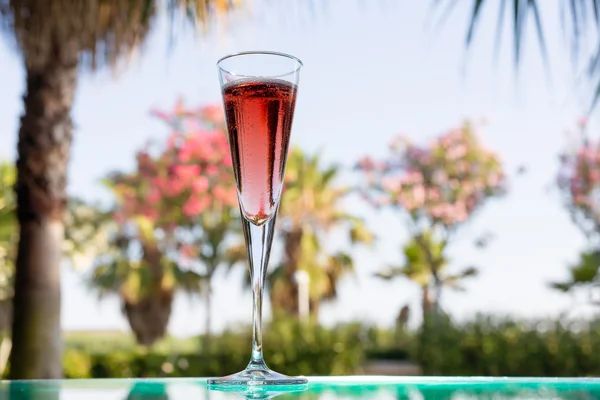 Glass of Kir Royal — Stock Photo, Image