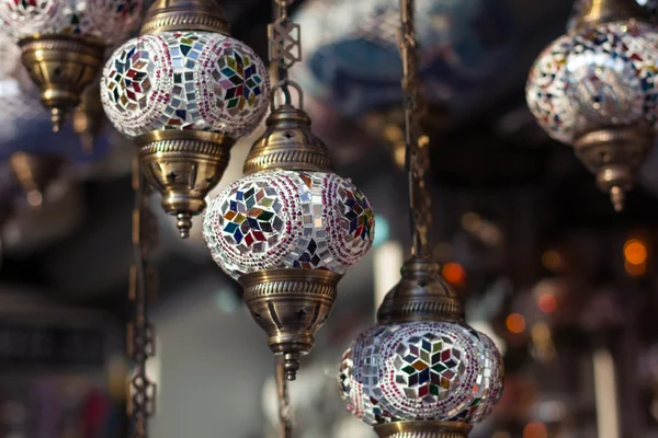 Traditional turkish lamps — Stock Photo, Image