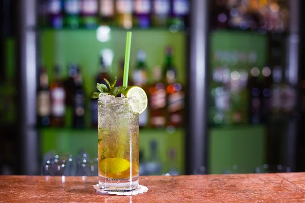 Glass of mojito — Stock Photo, Image