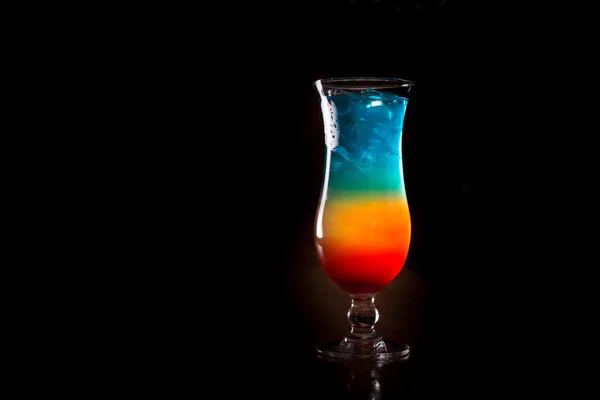 Rainbow cocktail — Stock Photo, Image