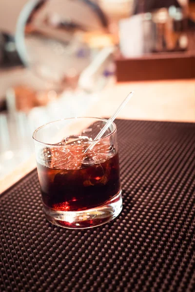 Black russian cocktail — Stock Photo, Image