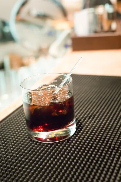 Black russian cocktail — Stock Photo, Image