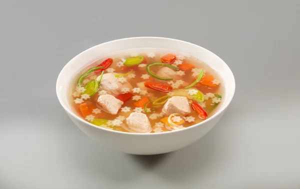 Sopa de frango — Fotografia de Stock