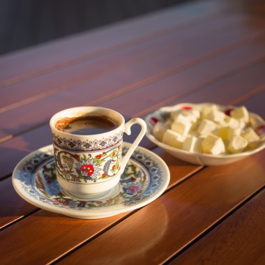 Concept of turkish  coffee accessories