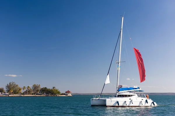 Sailing in Carribean — Stock Photo, Image