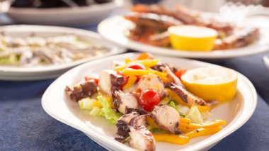 İtalyan mutfağı. Ahtapot salatası