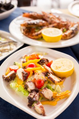 İtalyan mutfağı. Ahtapot salatası