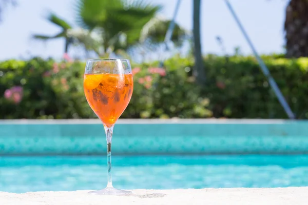 Bicchiere di Aperol Spritz — Foto Stock