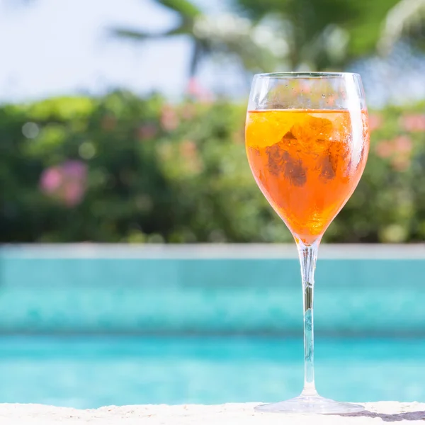 Bicchiere di Aperol Spritz — Foto Stock