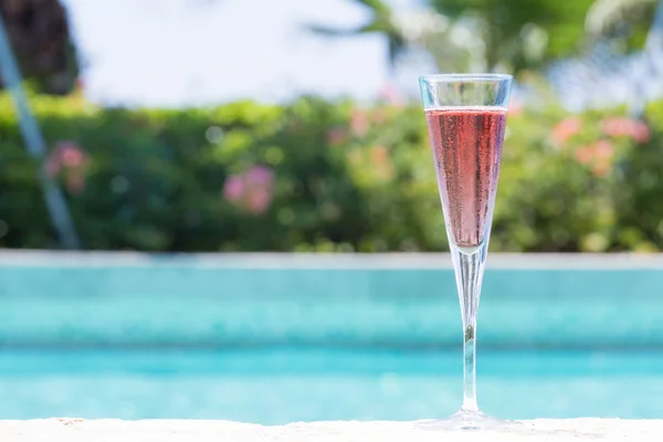 Glass of Kir Royal — Stock Photo, Image