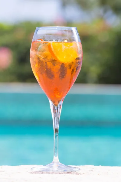 Aperol spritz bardak — Stok fotoğraf