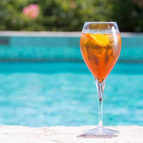 Glas av aperol spritz — Stockfoto