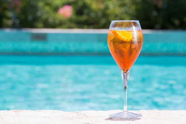 Glas av aperol spritz — Stockfoto