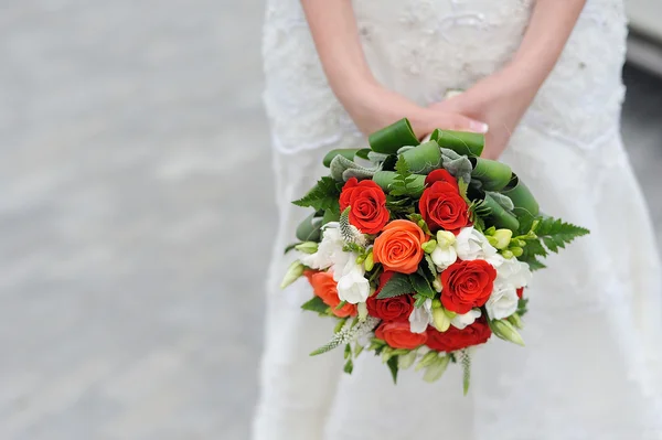 Buket pernikahan pengantin wanita — Stok Foto