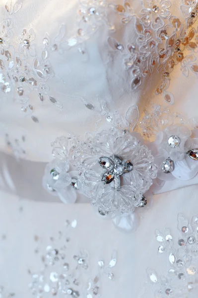 Part of wedding dress — Stock Photo, Image