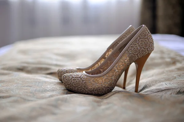 Scarpe da sposa — Foto Stock