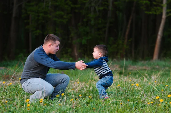 Baba ve oğul — Stok fotoğraf