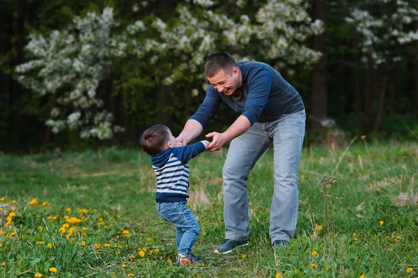 Baba ve oğul — Stok fotoğraf