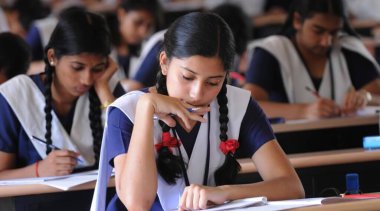 Ranchi, Jharkhand, India - June 22 2021: group of Indian students in classroom