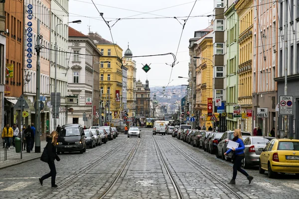 Dagliga livet i Prag — Stockfoto