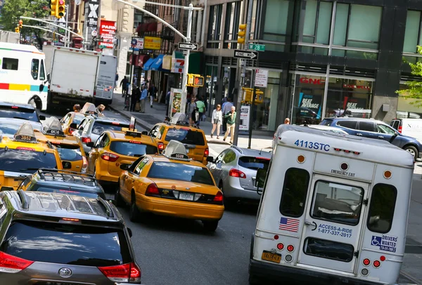 Traffic jam in New York — Stock Photo, Image