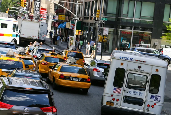 New York'ta trafik sıkışıklığı