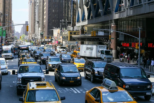 Traffic in Manhattan — Stock Photo, Image