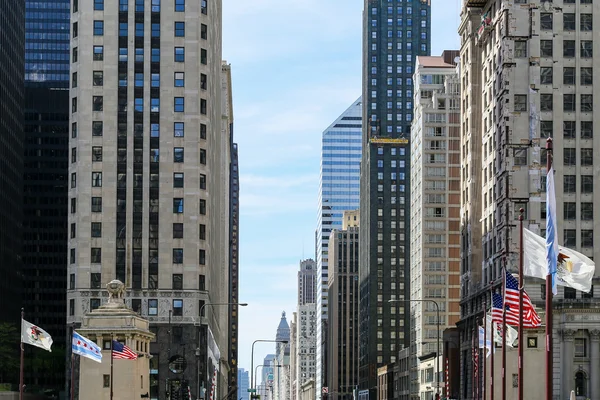 Michigan avenue w chicago — Zdjęcie stockowe