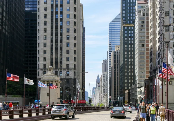 シカゴのマグニフィ セント マイル — ストック写真