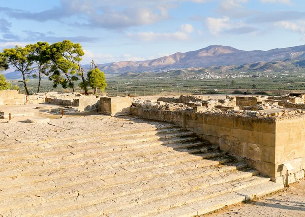 Escalier Phaistos en Crète — Photo