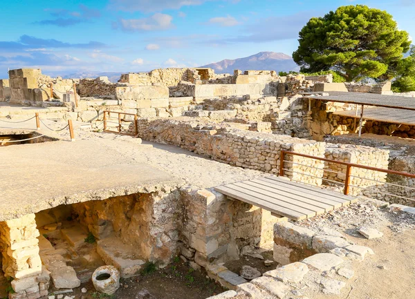 Ausgrabungen in phaistos — Stockfoto