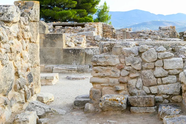 Phaistos Wände in Beton — Stockfoto