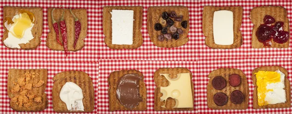 yumurta, ekmek, zeytin, bal, marmelade