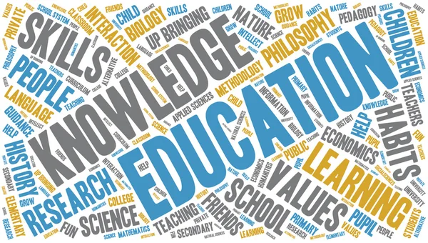 Educação Word Clouds  - —  Vetores de Stock