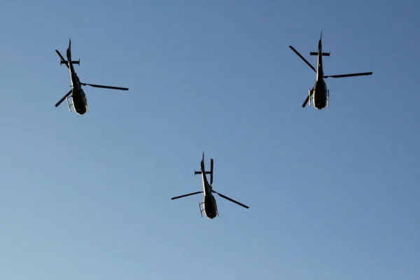Sırp Hava Kuvvetleri helikopterlerle oluşumu
