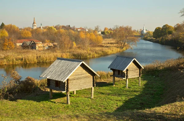 Kamenka Rivier Suzdal Vladimir Oblast Rusland — Stockfoto