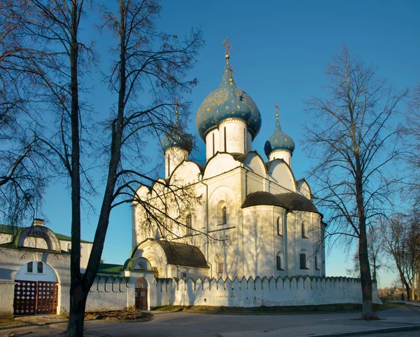 Catedral Natividad Theotokos Suzdal Kremlin Óblast Vladimir Rusia — Foto de Stock