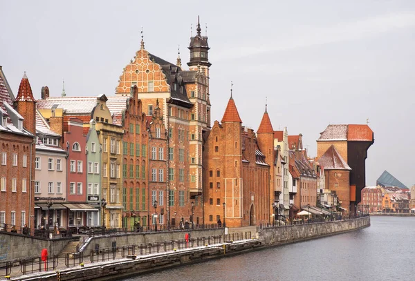 Terraplén Dluga Gdansk Polonia —  Fotos de Stock