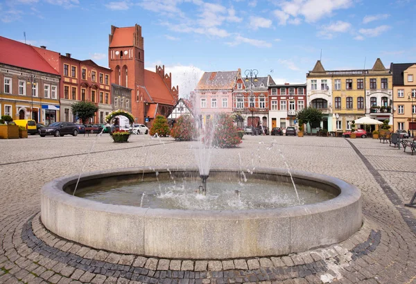 Rynek Golubie Dobrzynie Polska — Zdjęcie stockowe