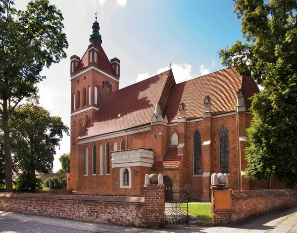 Church Catherine Alexandria Golub Dobrzyn Poland — Stock Photo, Image