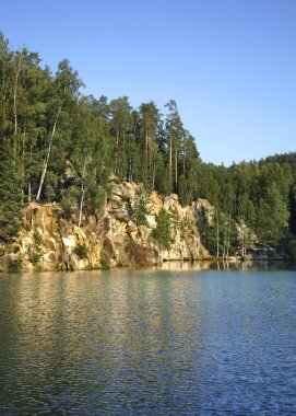 Adrıspanaklı Teplice Kayaları. Çek Cumhuriyeti