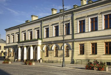 Suwalki 'deki Adam Mickiewicz Caddesi. Polonya