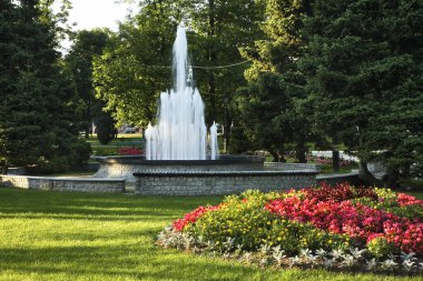 3 Mayıs Anayasası Parkı, Suwalki. Polonya