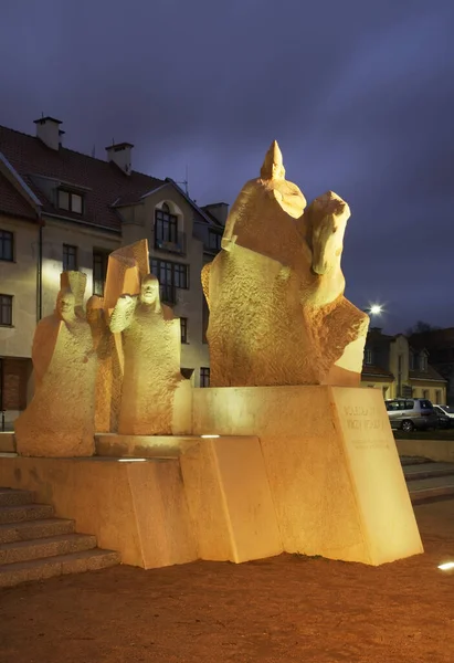 Памятник Болеславу Iii Раймуту Плоке Польша — стоковое фото