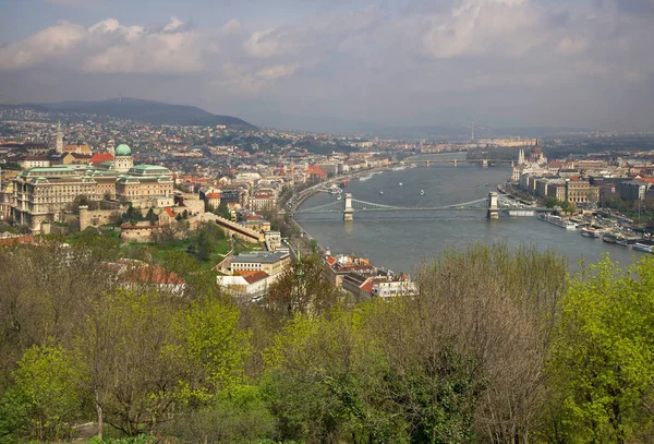 Panoramic View Budapest Hungary — Stock Photo, Image