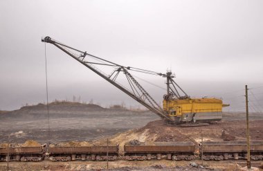 Mikhailovsky demir yatağı (MGOK) Zheleznogorsk yakınlarında. Kursk oblast 'ı. Rusya