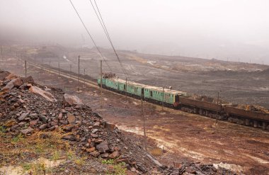 Mikhailovsky demir yatağı (MGOK) Zheleznogorsk yakınlarında. Kursk oblast 'ı. Rusya