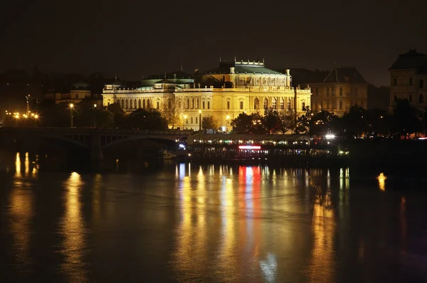 Rudolfinum Prágában Cseh Köztársaság — Stock Fotó