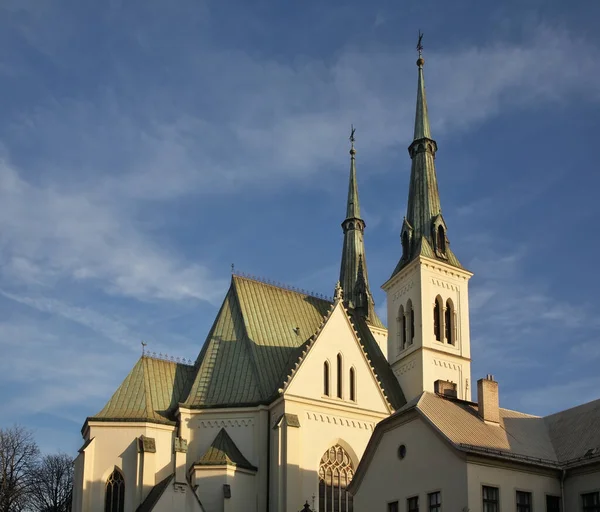 Ostrava 'daki Bakire Meryem' in Kusursuz Doğumu Kilisesi. Çek Cumhuriyeti