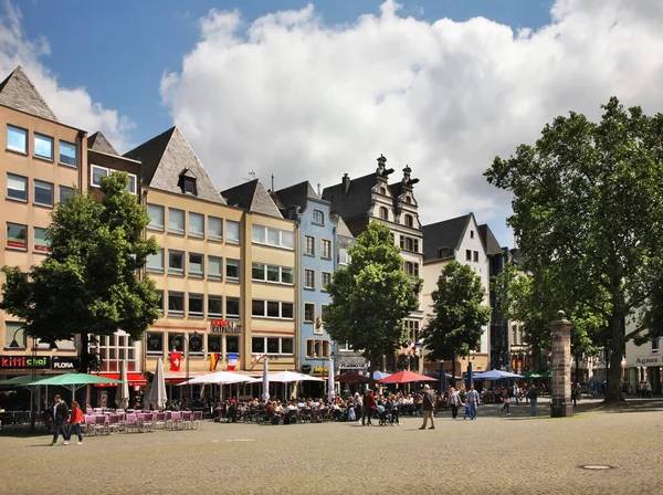 Alter Markt Gamla Marknaden Torget Köln Koln Tyskland — Stockfoto